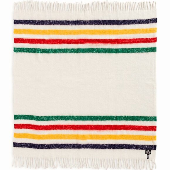 Hudson's Bay Blanket with HBC Stripes - Picture 1 of 4